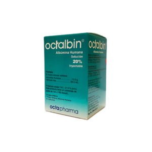 Albúmina Humana Octalbin 20% precio de $980 de venta en México en Kalan Farmacia