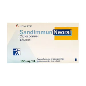 Ciclosporina Sandimmun Neoral Emulsión