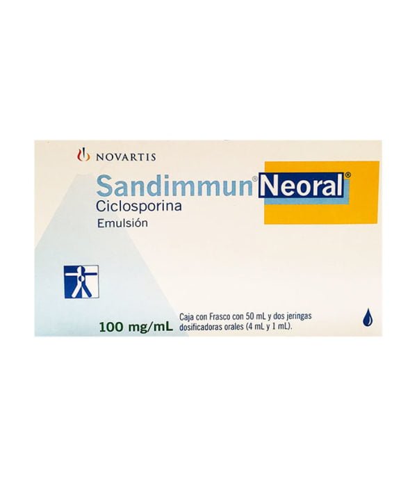 Ciclosporina Sandimmun Neoral Emulsión