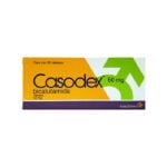 CASODEX  Bicalutamida 50 mg 28 tabletas