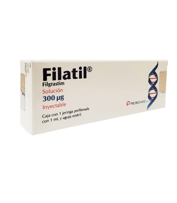 Filatil precio de $1,470. Filgrastim sirve para el tratamiento de pacientes con cáncer para estimular la producción de glóbulos blancos.