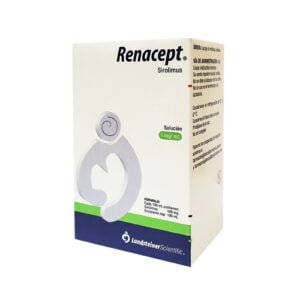 Renacept Sirolimus 1mg/mL, Medicamento usado en la Profilaxis del rechazo en trasplante renal