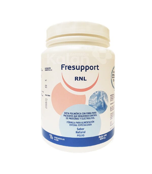 Fresupport RNL, Dieta Polimérica con fibra para pacientes que requieren control de proteínas y electrolitos. Fórmula para alimentación enteral especializada.