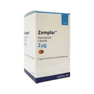 Zemplar paricalcitol cápsulas precio más bajo, medicamento especializado al mejor precio de venta en Kalan Farmacia