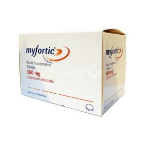 Myfortic 360 mg, medicamento indicado en la profilaxis del rechazo agudo del injerto en pacientes receptores de alotrasplante renal.