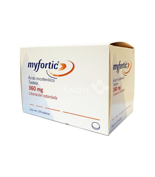 Myfortic 360 mg, medicamento indicado en la profilaxis del rechazo agudo del injerto en pacientes receptores de alotrasplante renal.