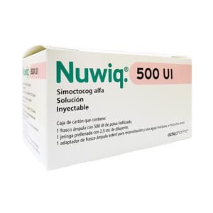 Nuwiq 500 Factor VIII de la coagulación sanguínea humana