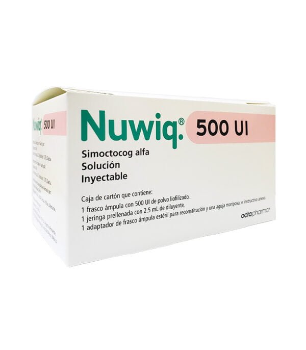 Nuwiq 500 Factor VIII de la coagulación sanguínea humana