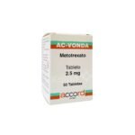 AC-VONDA  Metotrexato 2.5 mg 50 tabletas