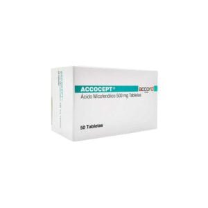 Accocept ácido micofénolico de 500 mg