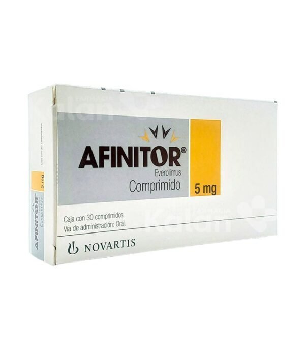 AFINITOR   Everolimus 5 mg 30 comprimidos