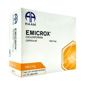 EMICROX Ciclosporina 100 mg 50 capsulas