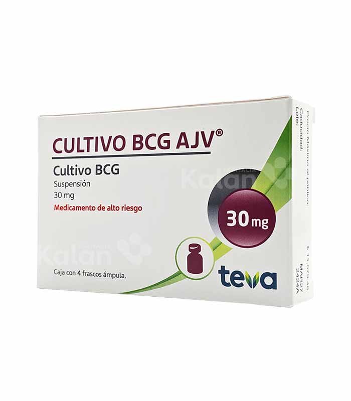 Cultivo BCG AJV 30 mg 4 frascos ámpula