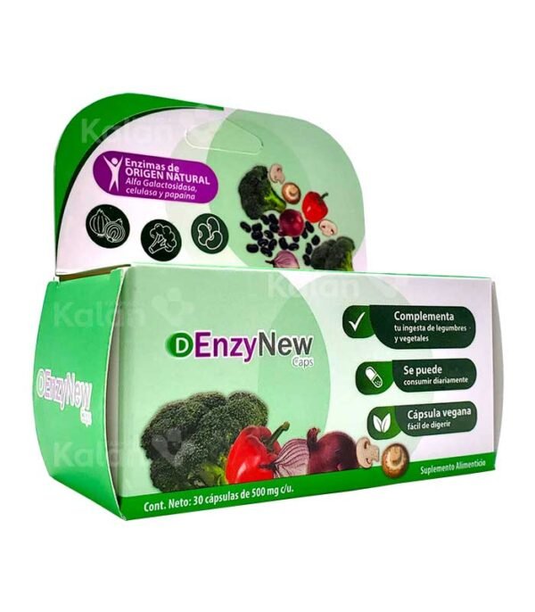 L ENZYNEW   Enzimas de origen natural lactasa 500 mg 30 cápsulas