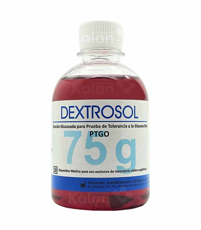 Dextrosol 75 g/ 250 ml Sabor Uva Prueba de tolerancia a la glucosa