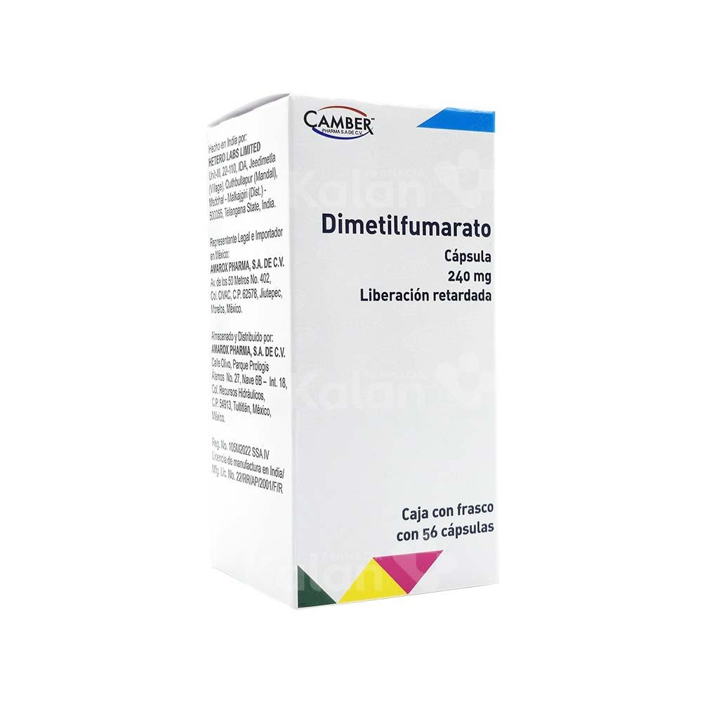 Dimetilfumarato 240 mg liberación retardada