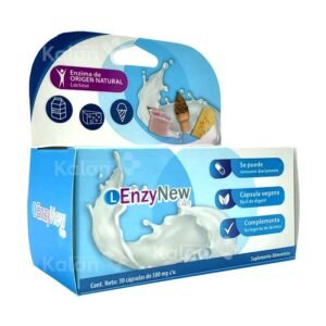 ENZYNEW   Enzimas de origen natural alfa galactosidasa 500 mg 30 cápsulas