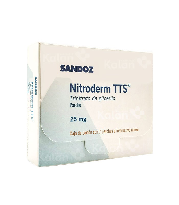 Nitroderm TTS Trinitrato de glicerilo parches