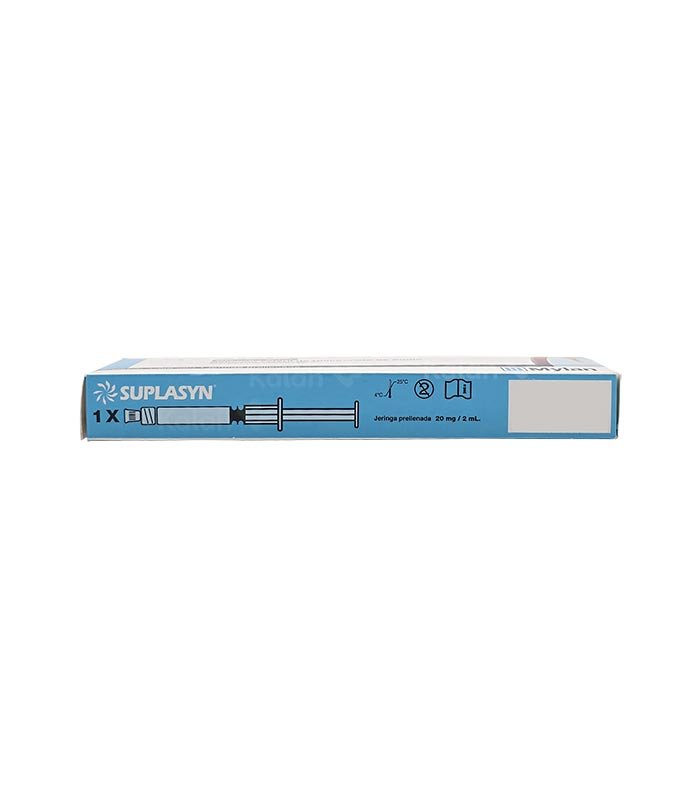 Suplasyn Solución esteril de Hialuronato de Sodio 20 mg / 2 mL 1 jeringa prellenada - Image 2
