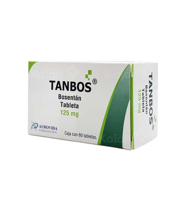 Tanbos Bosentán 125 mg 60 tabletas