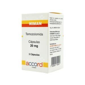 Foto de producto Temozolamida de 20 mg