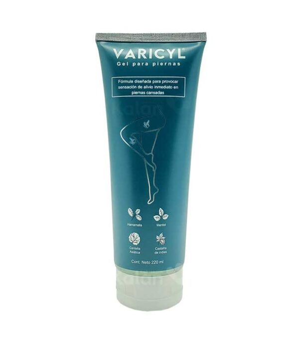 VARICYL   Gel para piernas 220 ml Hamamelis/Mentol/Centella asiatica/Castaña de indias