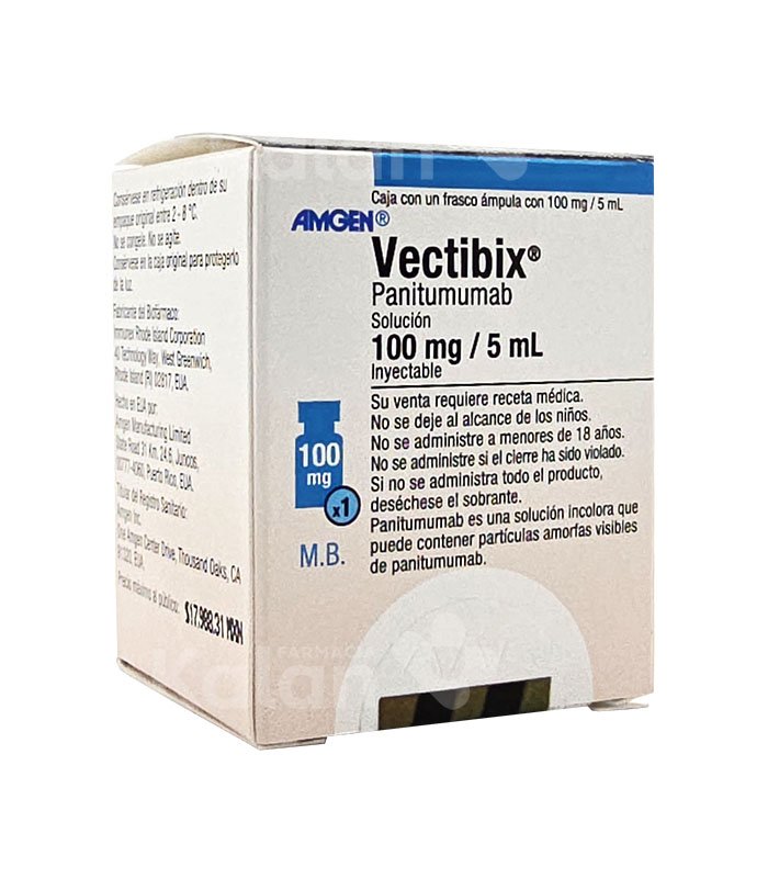 Victibix Label Vectibix Panitumumab 100 mg/ 5 ml Solución inyectable - Kalan Farmacia