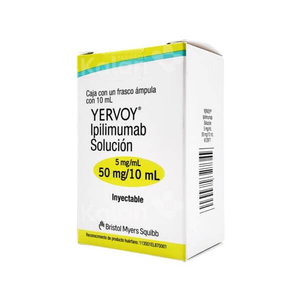 YERVOY  Ipilimumab 50 mg/10 ml Solución