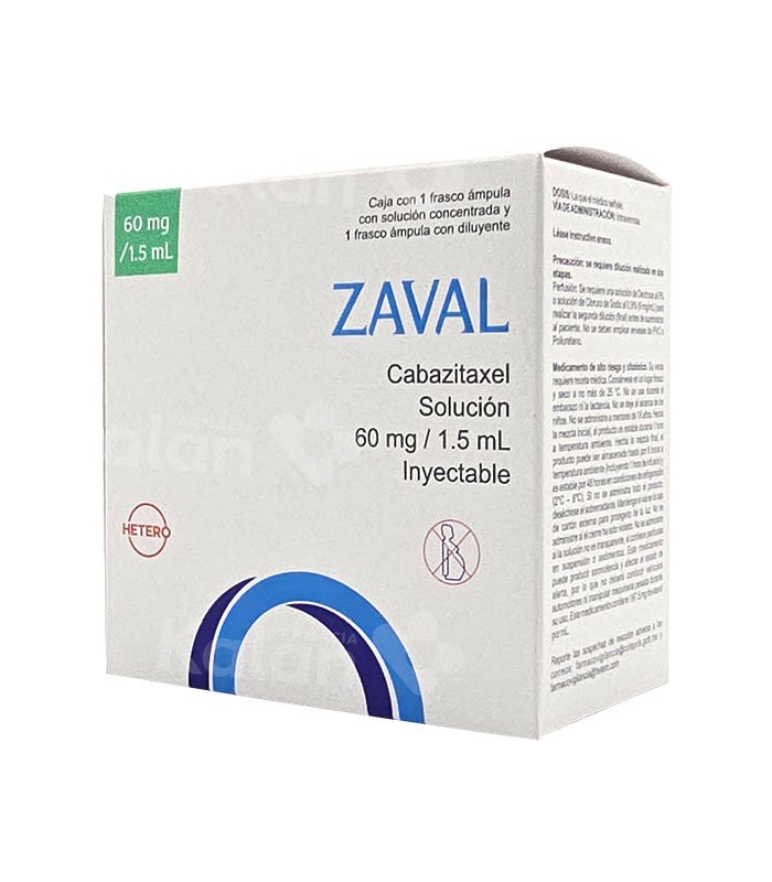 Zaval Cabazitaxel 60 mg
