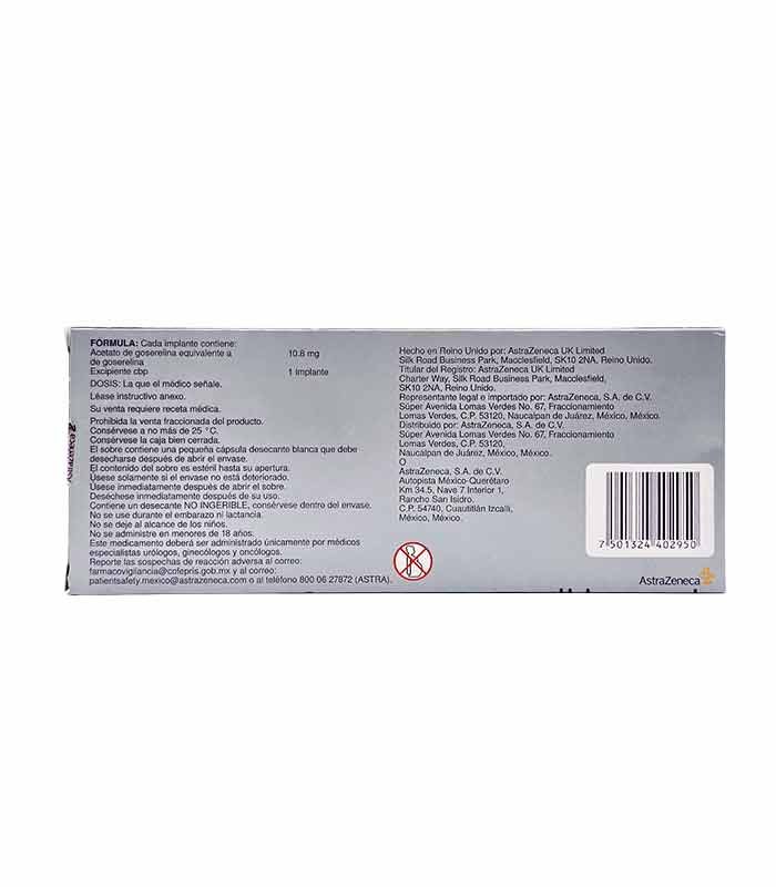 Zoladex Goserelina 10.8 mg, implante inyectable - Imagen 3